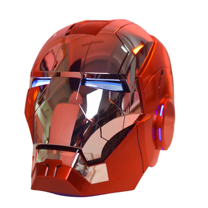 Iron Man Mk5 Helmet: Voice-Activated Light-Up Cosplay Gear