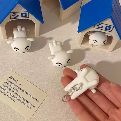 Crayon Shin-Chan Key Rack - Nohara Shiro Anti-Loss Keychain