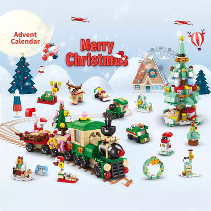 Christmas Advent Calendar Building Blocks for Kids