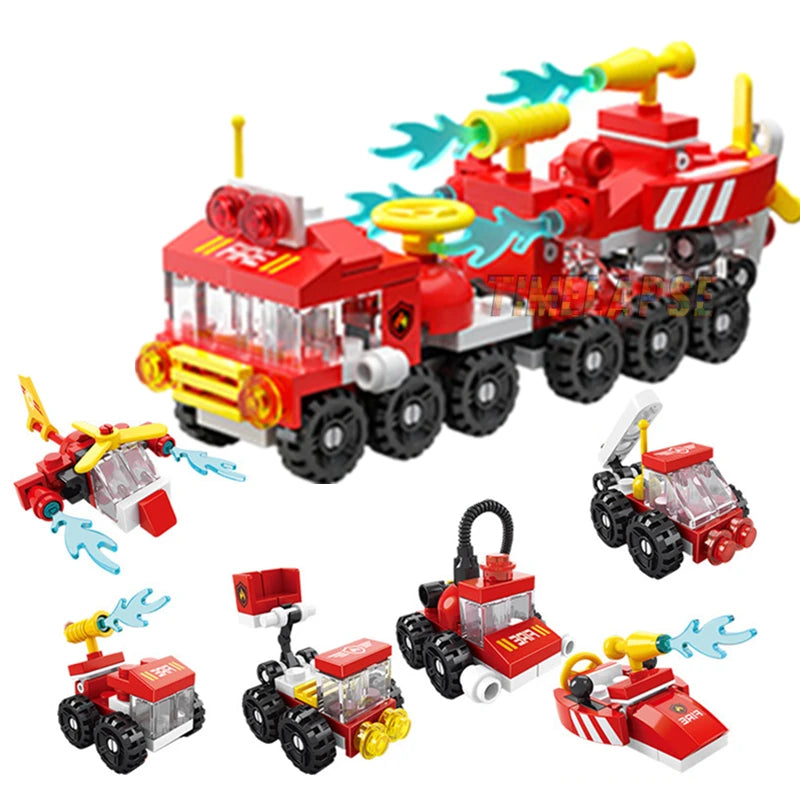 City Construction Cement Mixer & Loader Blocks Set
