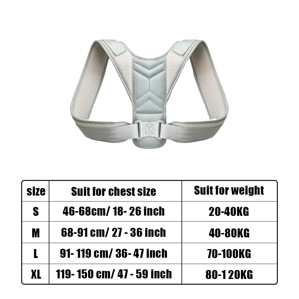 Back Posture Corrector - Adjustable Neck & Shoulder Brace