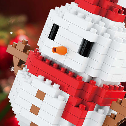 Christmas Micro Blocks: Santa & Reindeer Puzzle Game