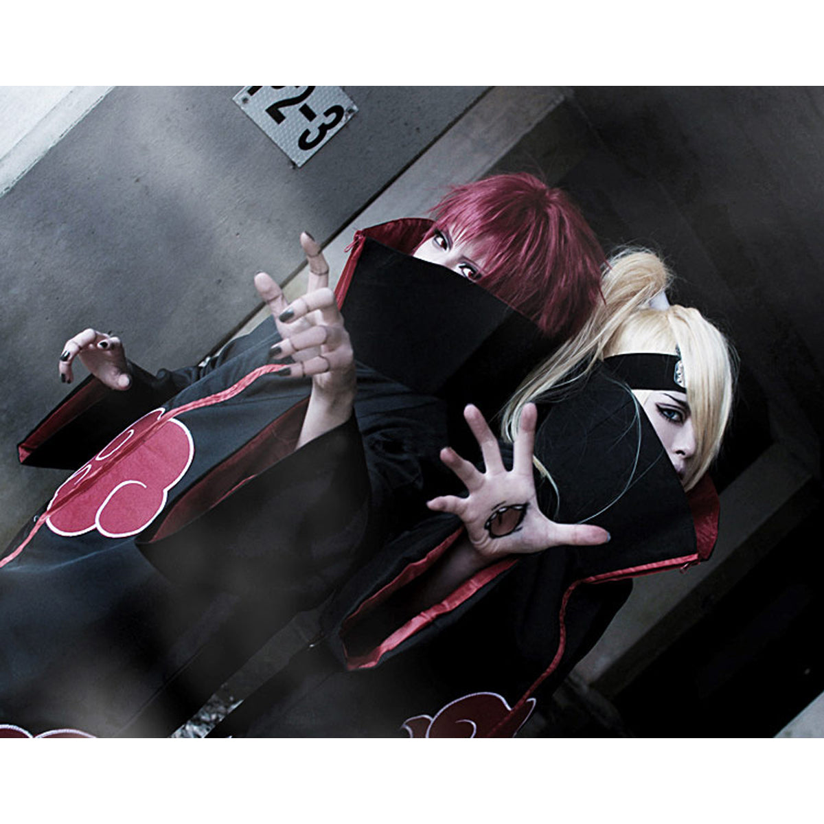 Akatsuki Itachi Cloak Halloween Costume Set