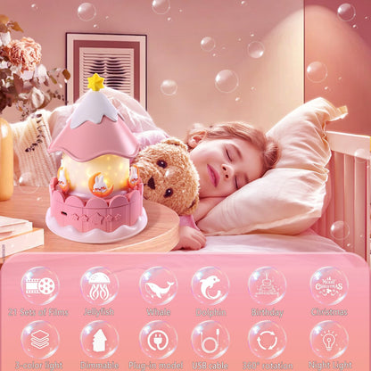 Star Galaxy Projector: 360° Rotating Starry Night Light