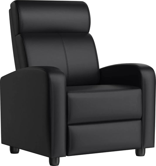 Leather Lounge Chair - Home Theater Recliner Sofa