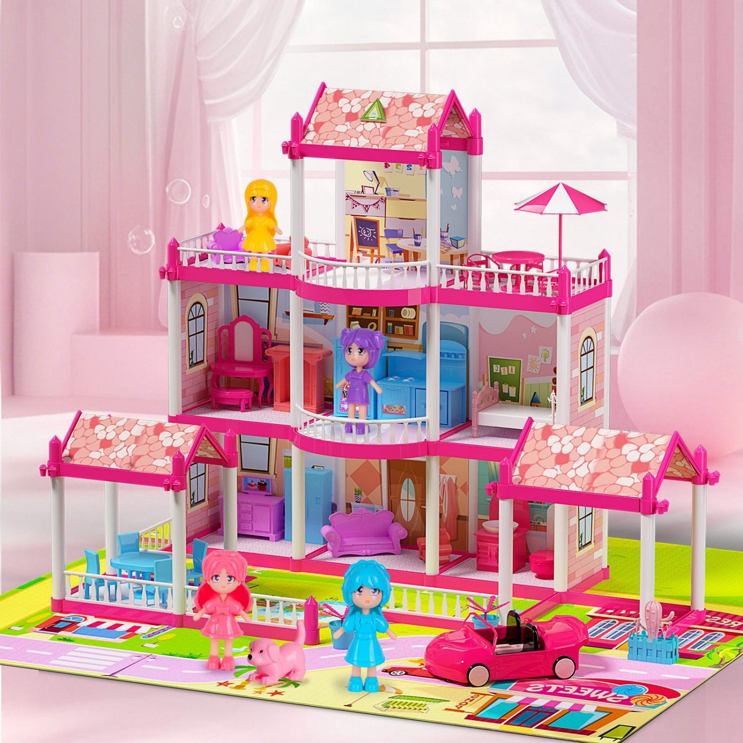 Dream Princess Dollhouse 2025: Lights, Furniture & Accessories