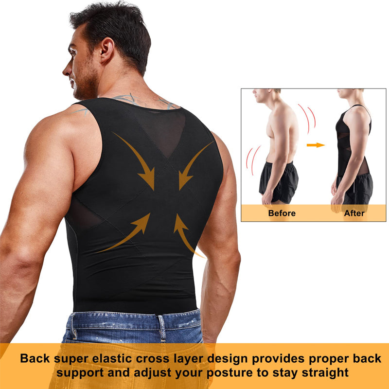Men's Compression Shirt - Slimming & Tummy Control Tank