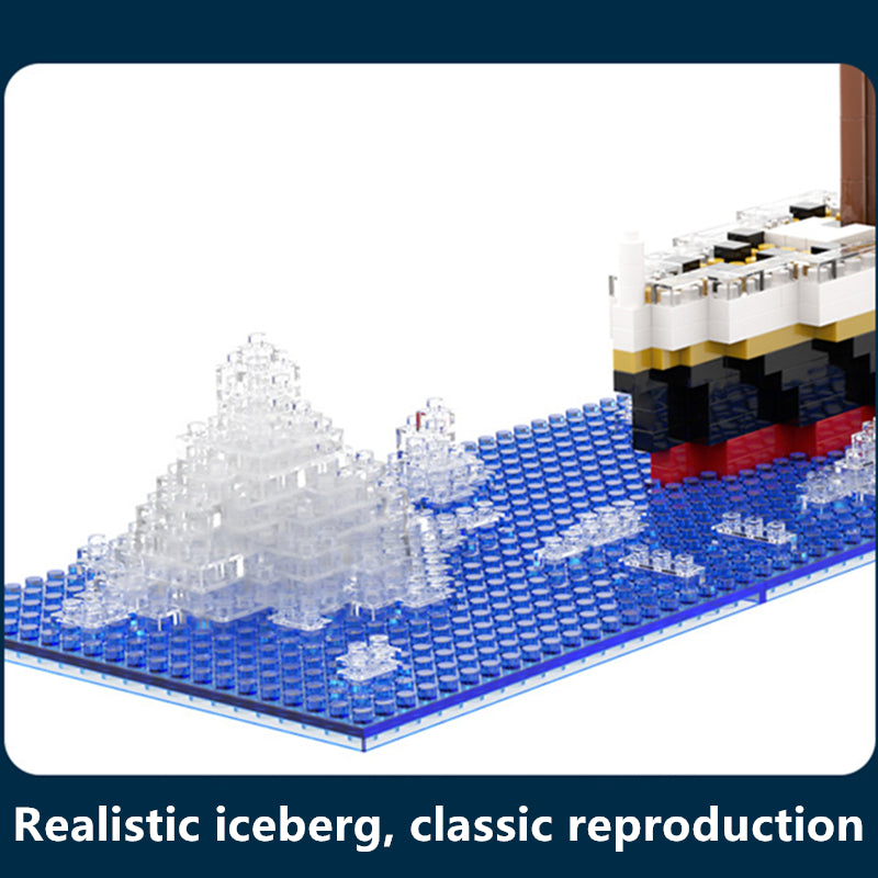 Titanic Shipwreck City Building Blocks Toy Gift Set