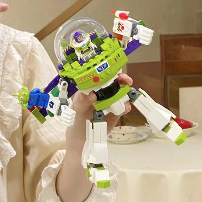 Buzz Lightyear Mecha Puzzle Building Blocks for Kids 