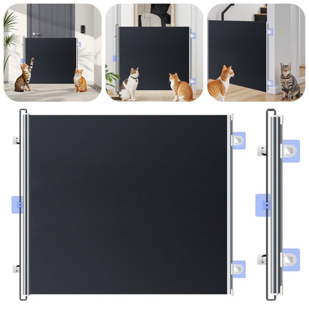 Pet Gate: Auto Retractable Baby Safe Guard Door