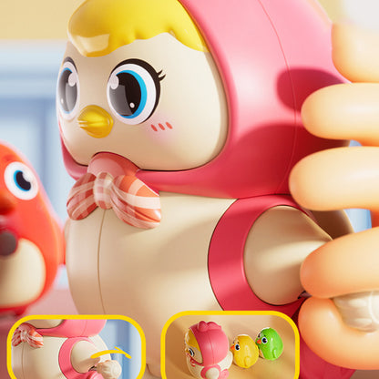 Musical Chicken Toy: Interactive Crawling & Night Light