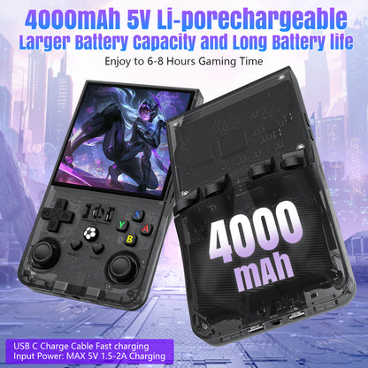 Handheld Game Console 4.0-in 4k HD IPS Screen Large Battery