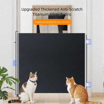 Pet Gate: Auto Retractable Baby Safe Guard Door