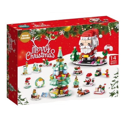 Christmas Advent Calendar Building Blocks for Kids