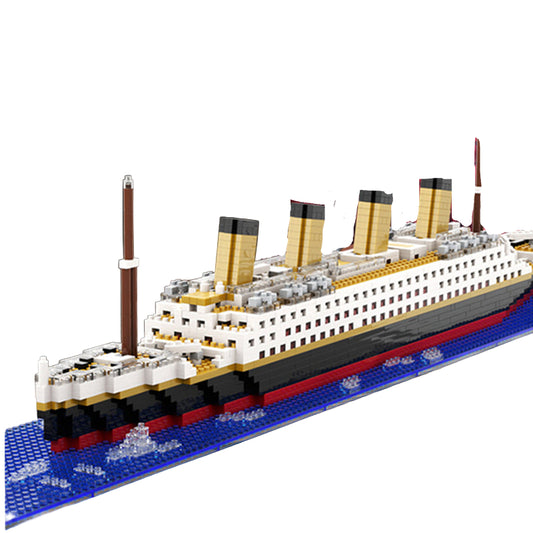 Titanic Shipwreck City Building Blocks Toy Gift Set
