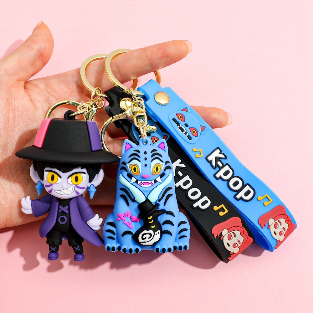 Anime Keychain Kpop Demon Hunter PVC Figure Gift