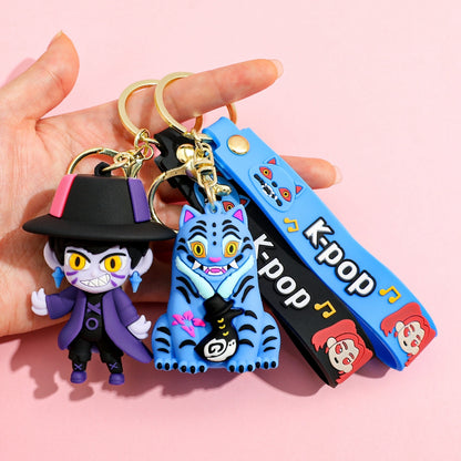Anime Keychain Kpop Demon Hunter PVC Figure Gift