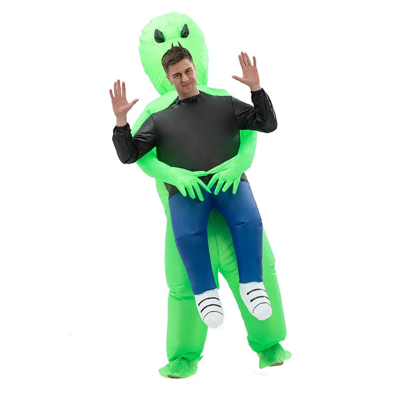 Alien Inflatable Costume - Fun Halloween Cosplay for Adults & Kids