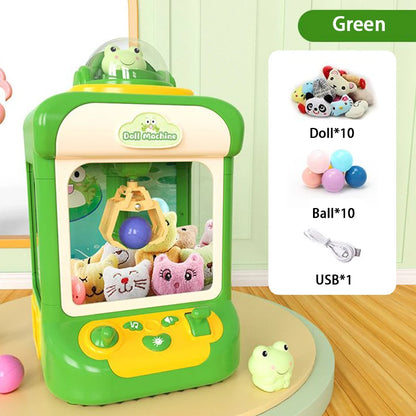 Cartoon Doll Claw Machine - Coin-Op Interactive Fun