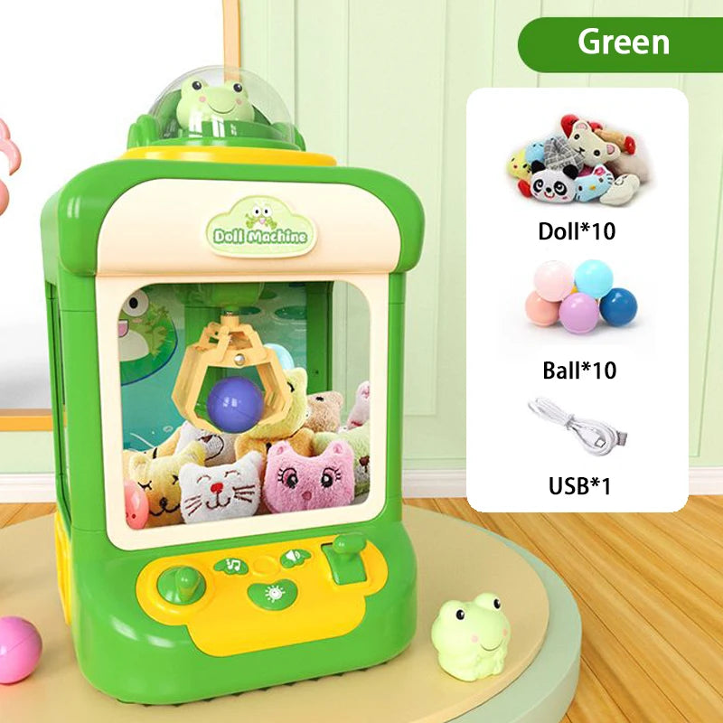 Cartoon Doll Claw Machine - Coin-Op Interactive Fun