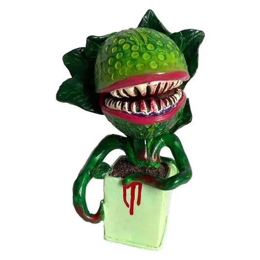 Halloween Carnivorous Plant Statue - Unique Resin Ornament