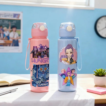 Kpop Demon Hunter Water Bottle 700ml - Kids Anime Sport Mug