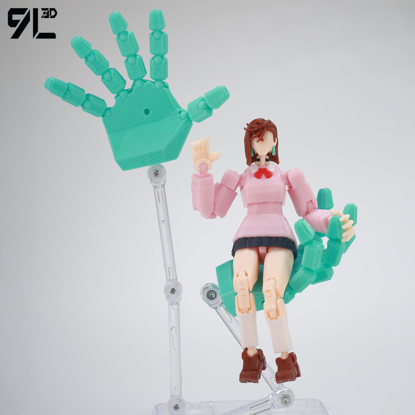 Dandadan Heroes Ayase Momo and Okarun KenTakakura- Multi-Jointed Anime Figure