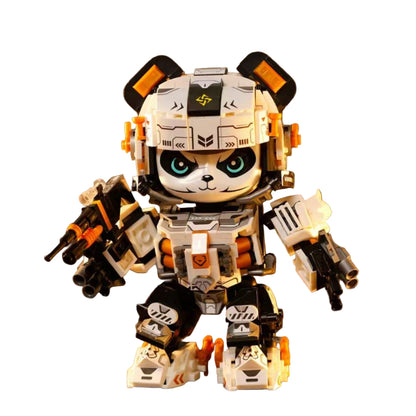 Mechanical Panda & Zodiac Building Blocks Christmas Gift Set