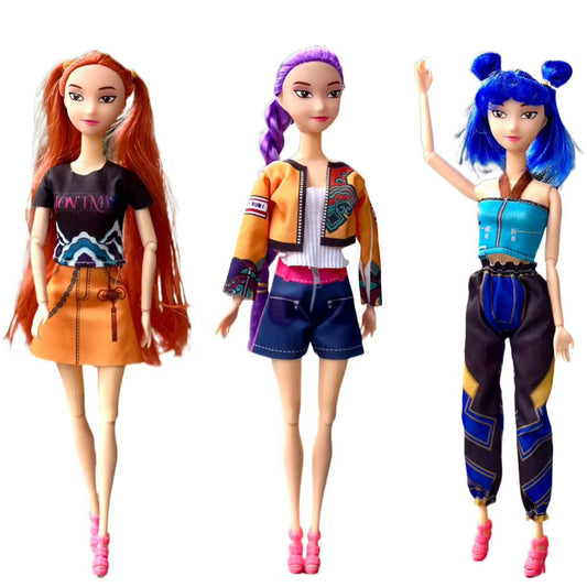 Anime K-Pop Demon Hunter Doll - 30CM Rumi Mira Vinyl Toy