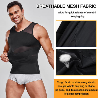Men's Compression Shirt - Slimming & Tummy Control Tank