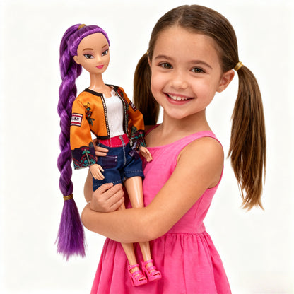 Kpop Action Figure Dolls - Demon Hunters Princess Collection