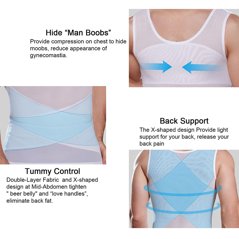 Men's Compression Shirt - Slimming & Tummy Control Tank