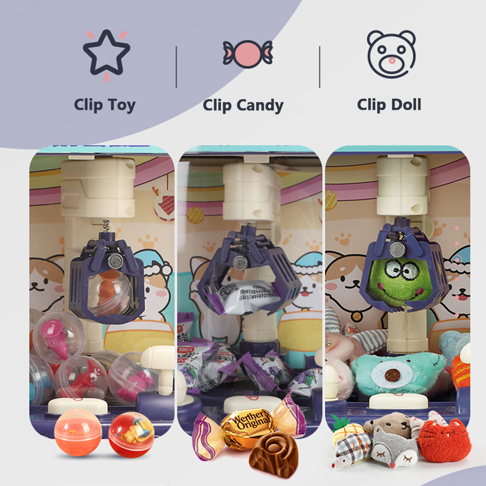 Cartoon Doll Claw Machine - Coin-Op Interactive Fun