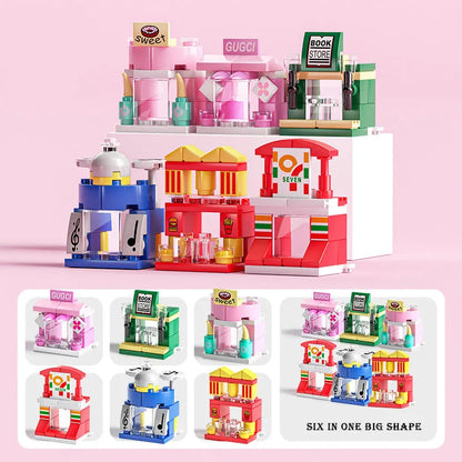 City Construction Cement Mixer & Loader Blocks Set