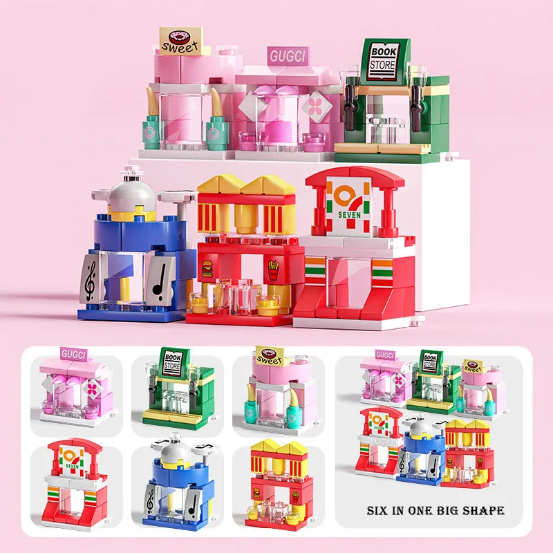 City Construction Cement Mixer & Loader Blocks Set