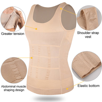 Men's Slimming Compression Vest - Tummy Control Shapewear