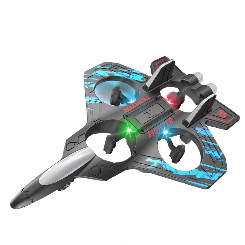 2.4G RC Fighter Foam Glider with LED Lights & Stunt Mode