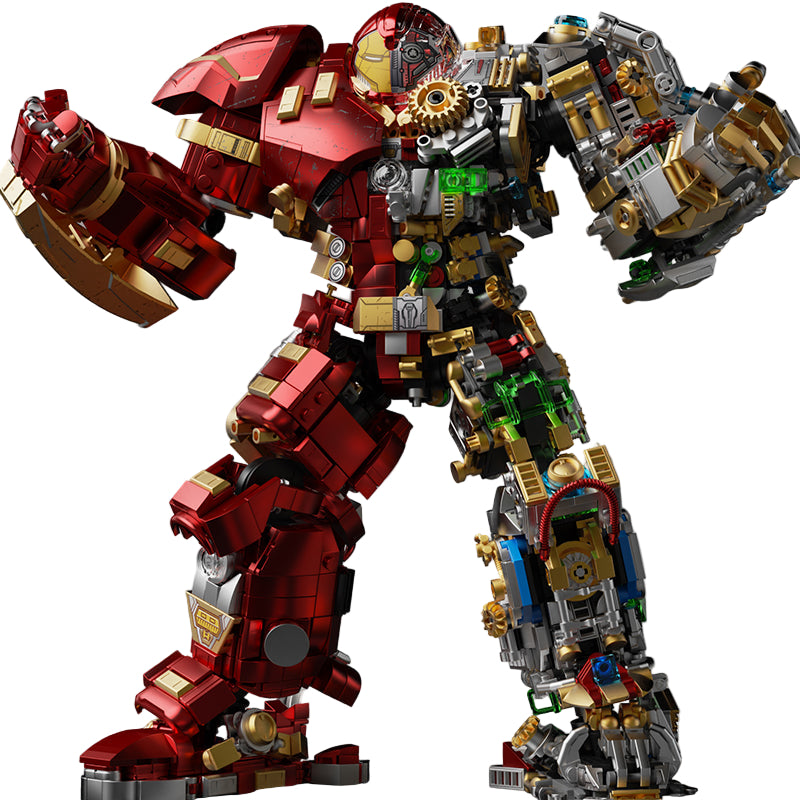 Ironman Heroes Hulk Buster Mech DIY Brick Set