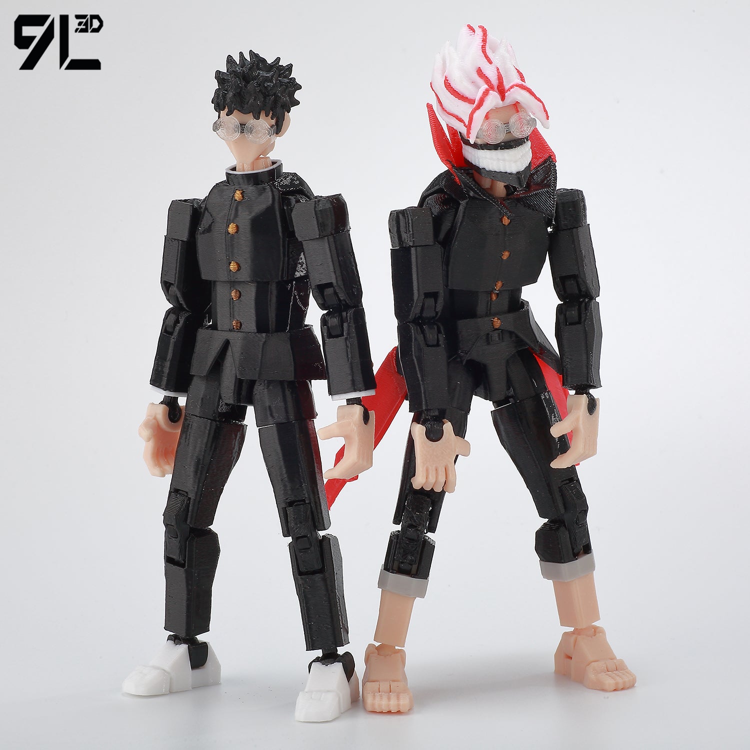 Dandadan Heroes Ayase Momo and Okarun KenTakakura- Multi-Jointed Anime Figure