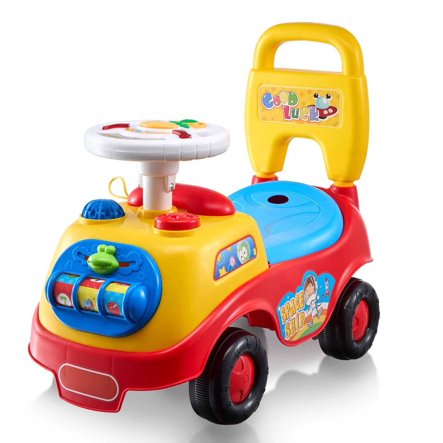 Sit to Stand Toddler Ride On Car with Music Fun