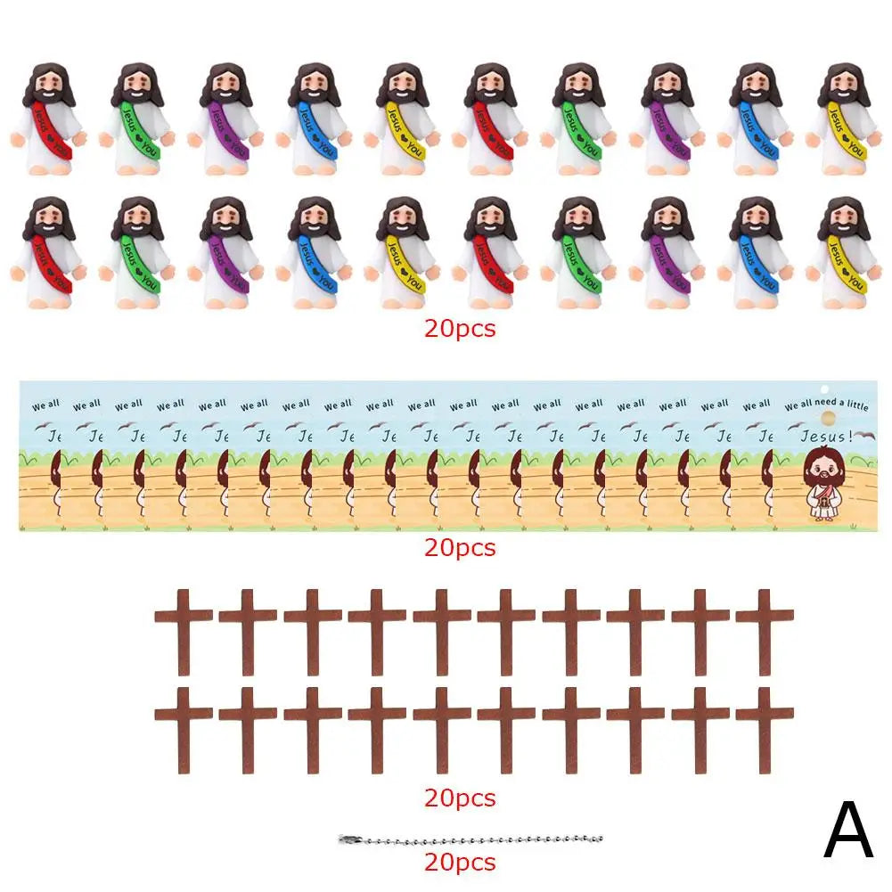 Easter Jesus Statue - Mini Christ Figure Religious Gift