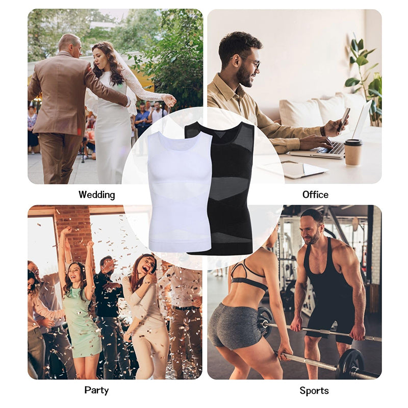 Men's Compression Shirt - Slimming & Tummy Control Tank