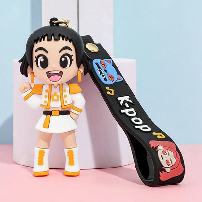 Anime Keychain Kpop Demon Hunter PVC Figure Gift