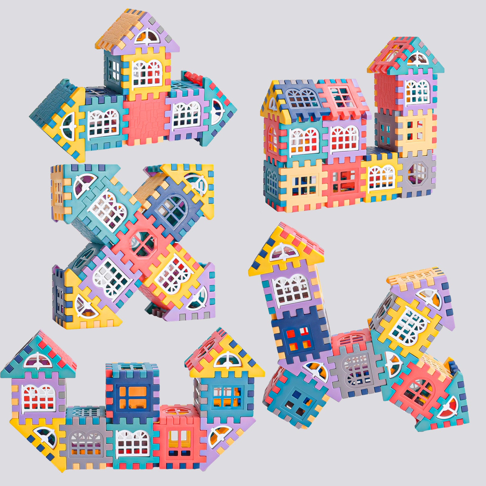 Creative House Building Blocks for Kids