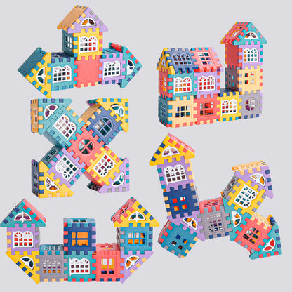 Creative House Building Blocks for Kids