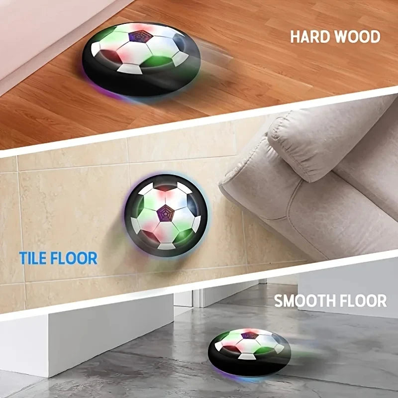 Hover Soccer Ball Toy with LED Light - Indoor Fun for Kids