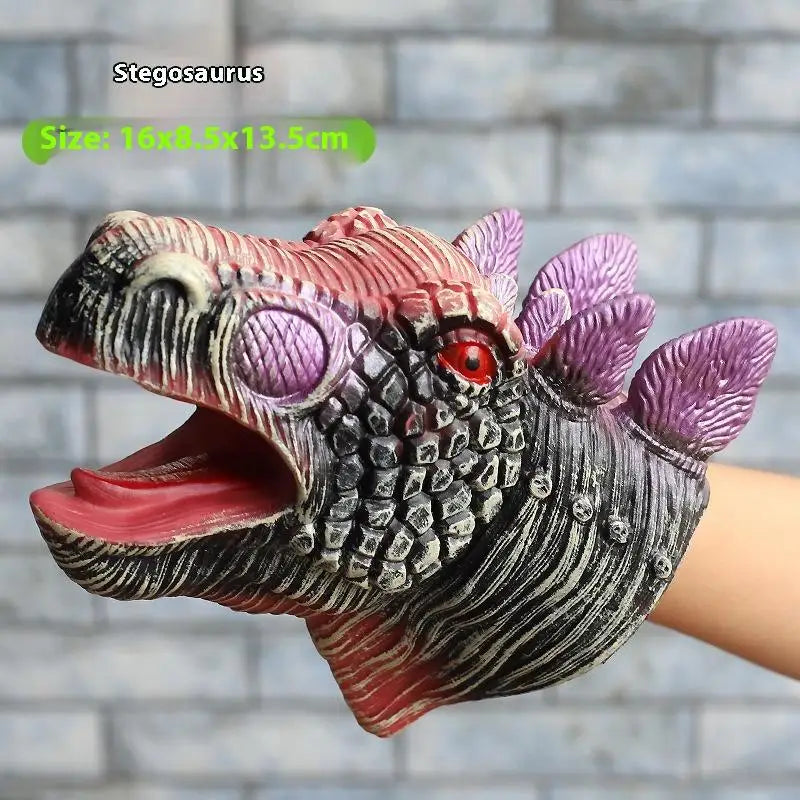 T-Rex Dinosaur Hand Puppet - Realistic Soft Toy for Kids