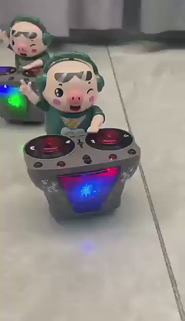 Musical LED Dancing Pig Toy - Perfect for Kids' Parties