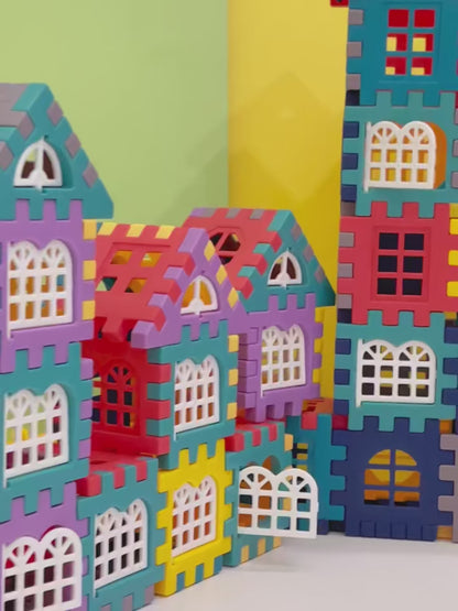 Creative House Building Blocks for Kids