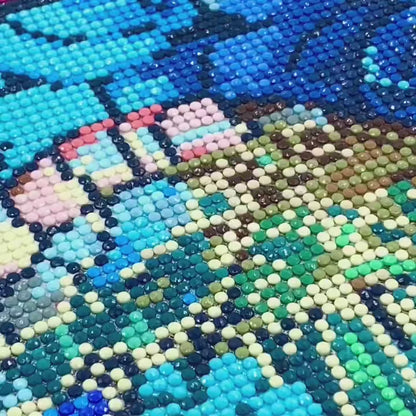 DIY Diamond Mosaic Book: Store House Landscape Art